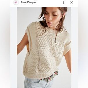 Like new! Free People Take The Plunge Vest! Size small! Gorgeous!